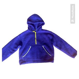 Women’s Half zip Sherpa hoodie